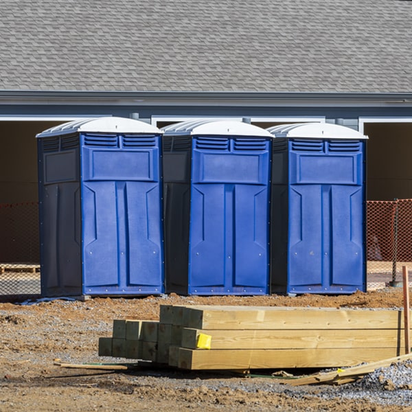 what is the cost difference between standard and deluxe porta potty rentals in Chesterville ME